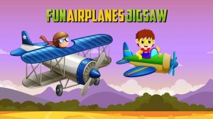Airplane Picture Assembly Puzzle