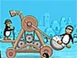 Crazy Penguin Catapult Online Puzzle Game