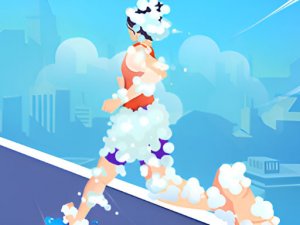 Running in Foam Cleanup Action