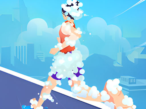Running in Foam Cleanup Action