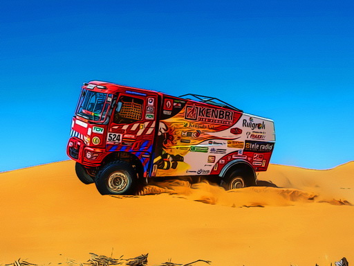 Desert Rally Jigsaw Puzzle