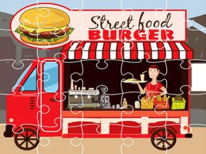 Burger Trucks Jigsaw Puzzle Game - Ludoryx free online game