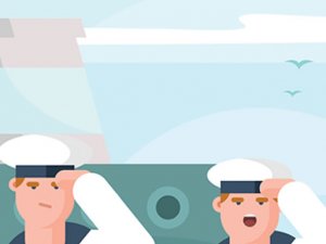 Captain Of The Sea Difference - Kids Spot the Difference Puzzle Game