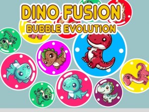 Dino Fusion Bubble Evolution Online Puzzle Game - Ludoryx free online game