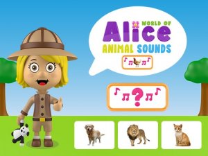World of Alice Animal Sounds Online Game - Kids Learning Game