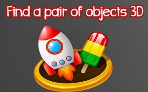 Find a Pair of Objects 3D - Memory Match Puzzle - Ludoryx free online game