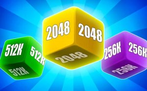 Merge Cubes 2048 3D: Fun Casual Number Puzzle Game - Ludoryx free online game