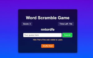 Word Scramble Game Challenge - Ludoryx free online game