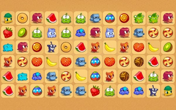 Om Nom Animal Connect Puzzle
