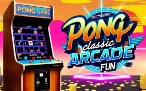 Pong Game Classic Arcade Fun - Retro Table Tennis Online Game - Arcade Game - Ludoryx free online game