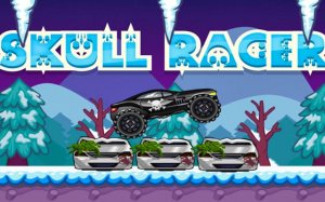 Skull Racer: Monster Car Racing Online Arcade Game